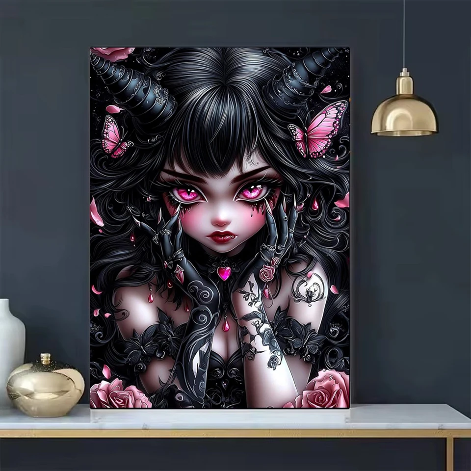 Embroidery Gothic - Diamond Painting 2026 Full Diamond Mosaic