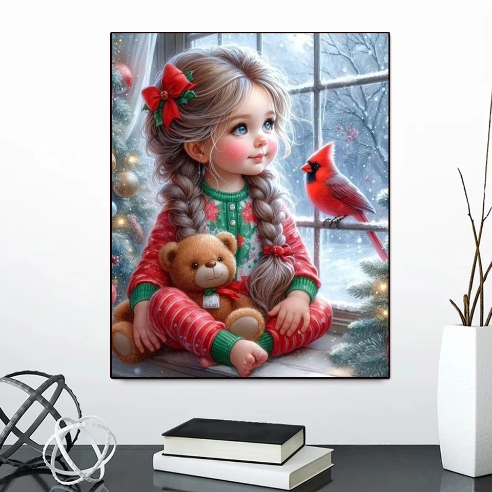 Embroidery Cat - 5D DIY Diamond Painting Cross Stitch