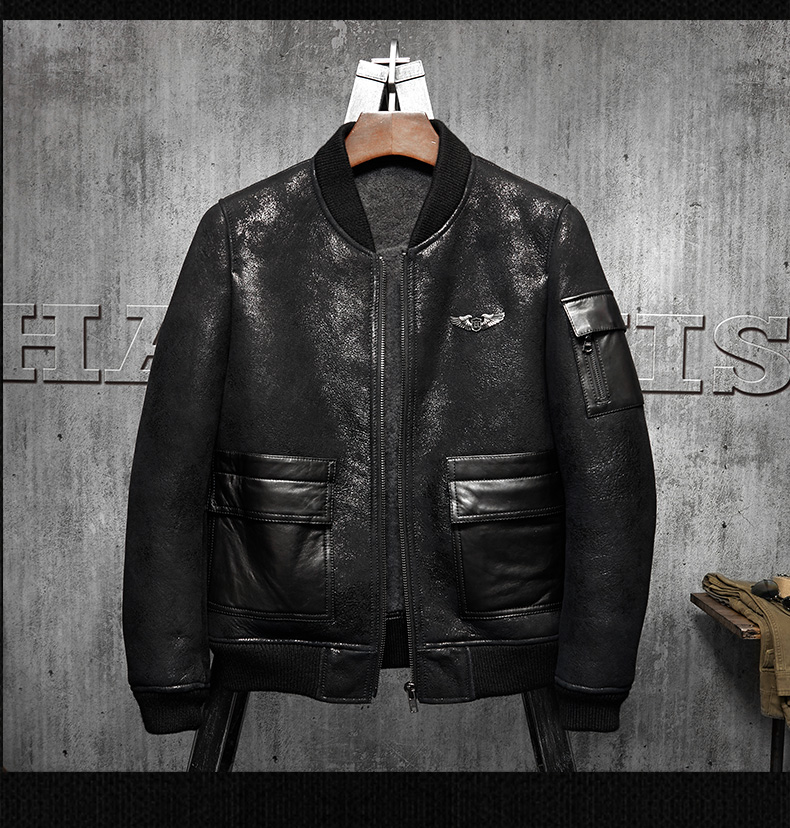Denny&Dora Men's Shearling Coa - огляд і ціна Embroidery In Australia