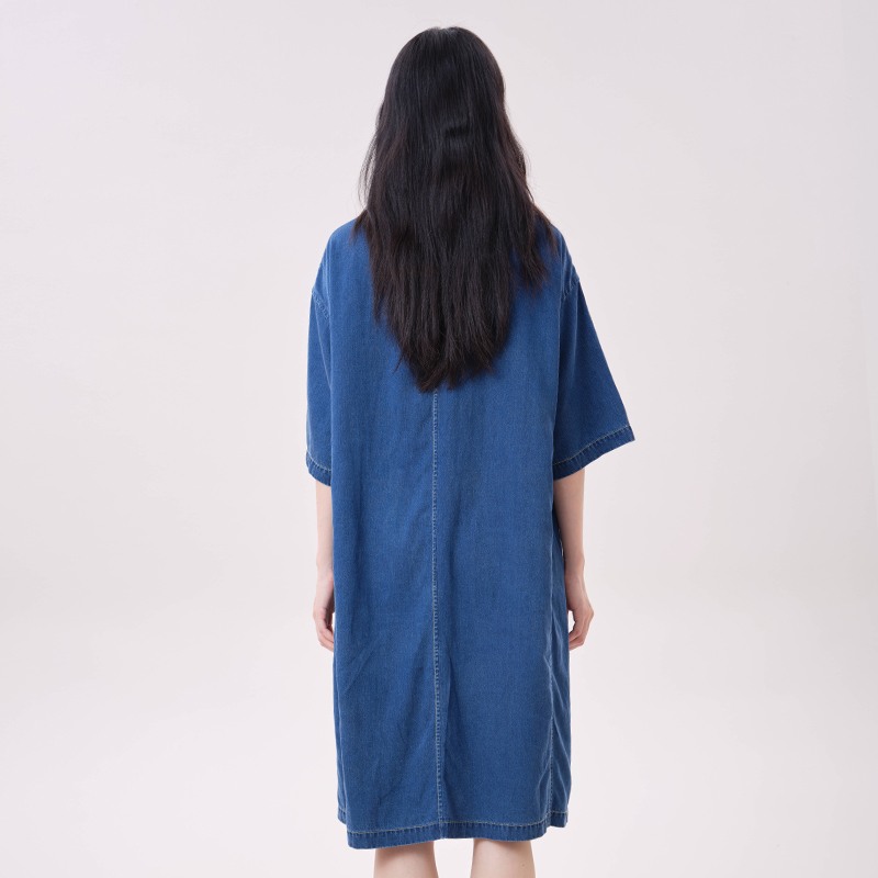 MOVEUP Lyocell Denim Dress Pol - огляд і ціна Embroidery Cat