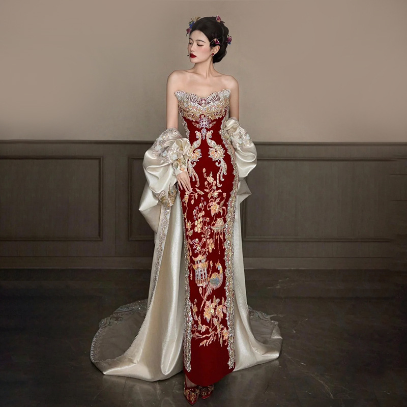 Xiuhe Clothing 2026 New Tube T - огляд і ціна Embroidery In Indonesia