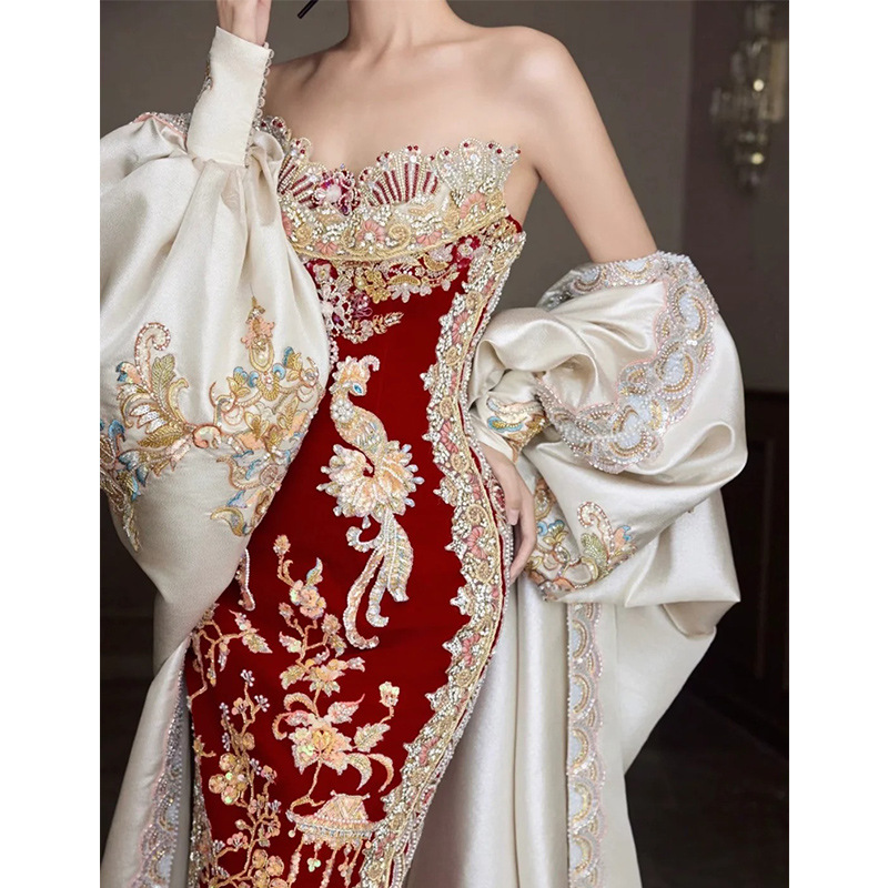 Xiuhe Clothing 2026 New Tube T - огляд і ціна Embroidery In Indonesia