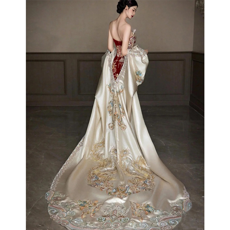 Xiuhe Clothing 2026 New Tube T - огляд і ціна Embroidery In Indonesia