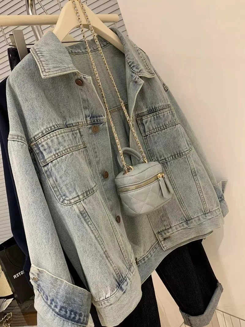 Denim Coat Women Y2k Spring Au - огляд і ціна Embroidery Jeans