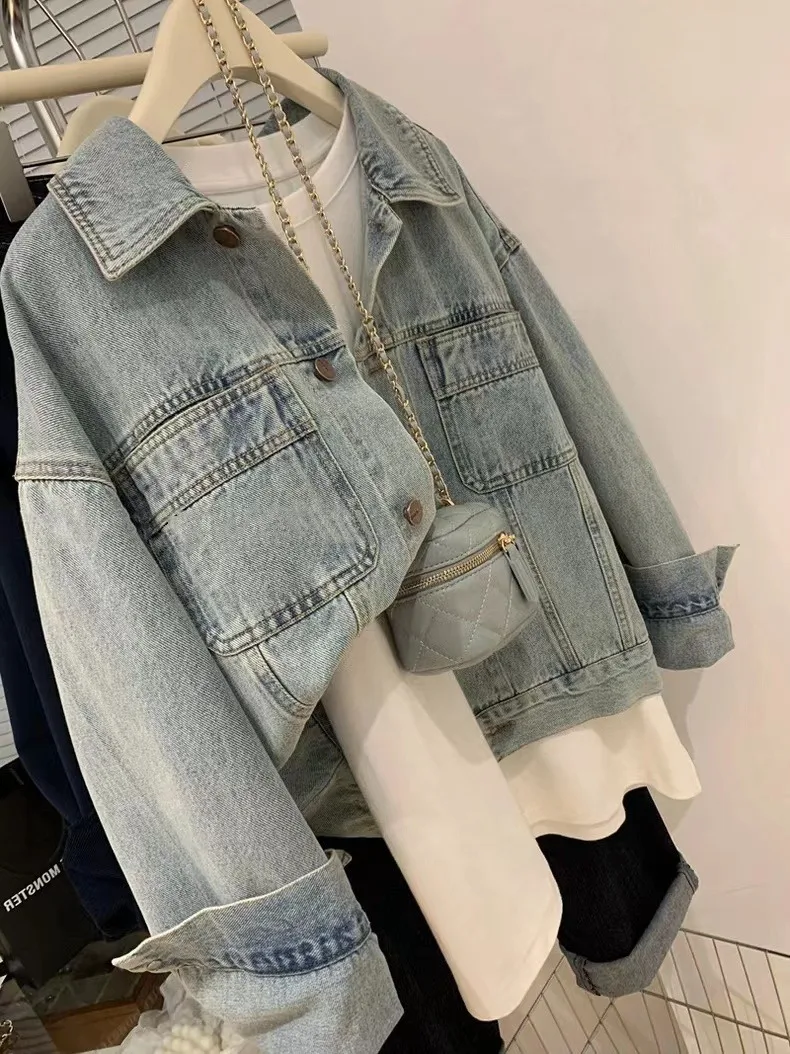 Denim Coat Women Y2k Spring Au - огляд і ціна Embroidery Jeans