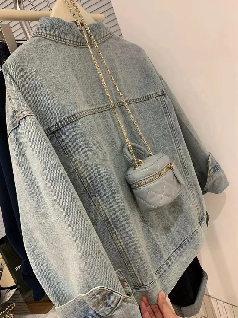 Denim Coat Women Y2k Spring Au - огляд і ціна Embroidery Jeans