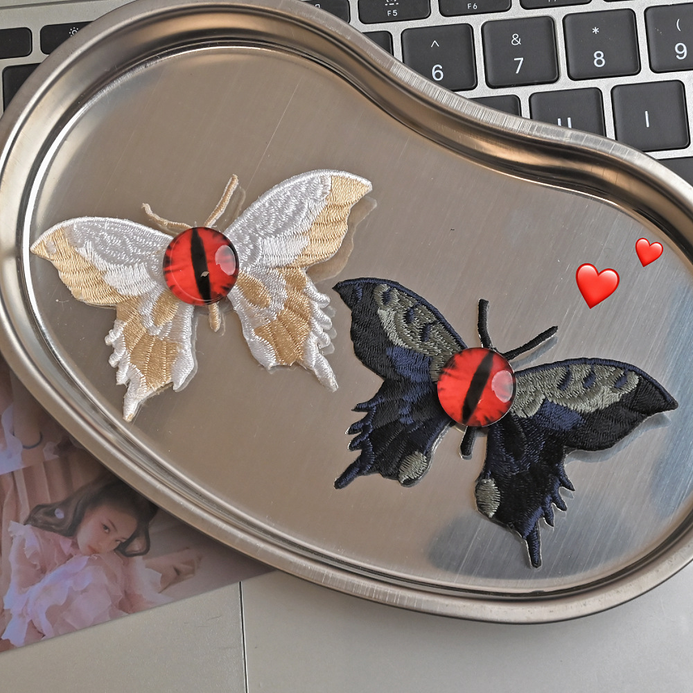 Dark Gothic Red Eyes Embroider - огляд і ціна Embroidery Gothic