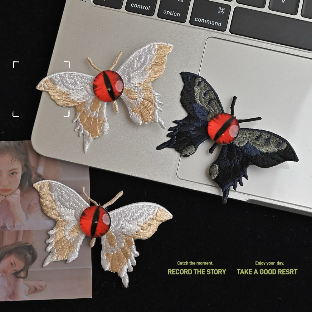 Dark Gothic Red Eyes Embroider - огляд і ціна Embroidery Gothic