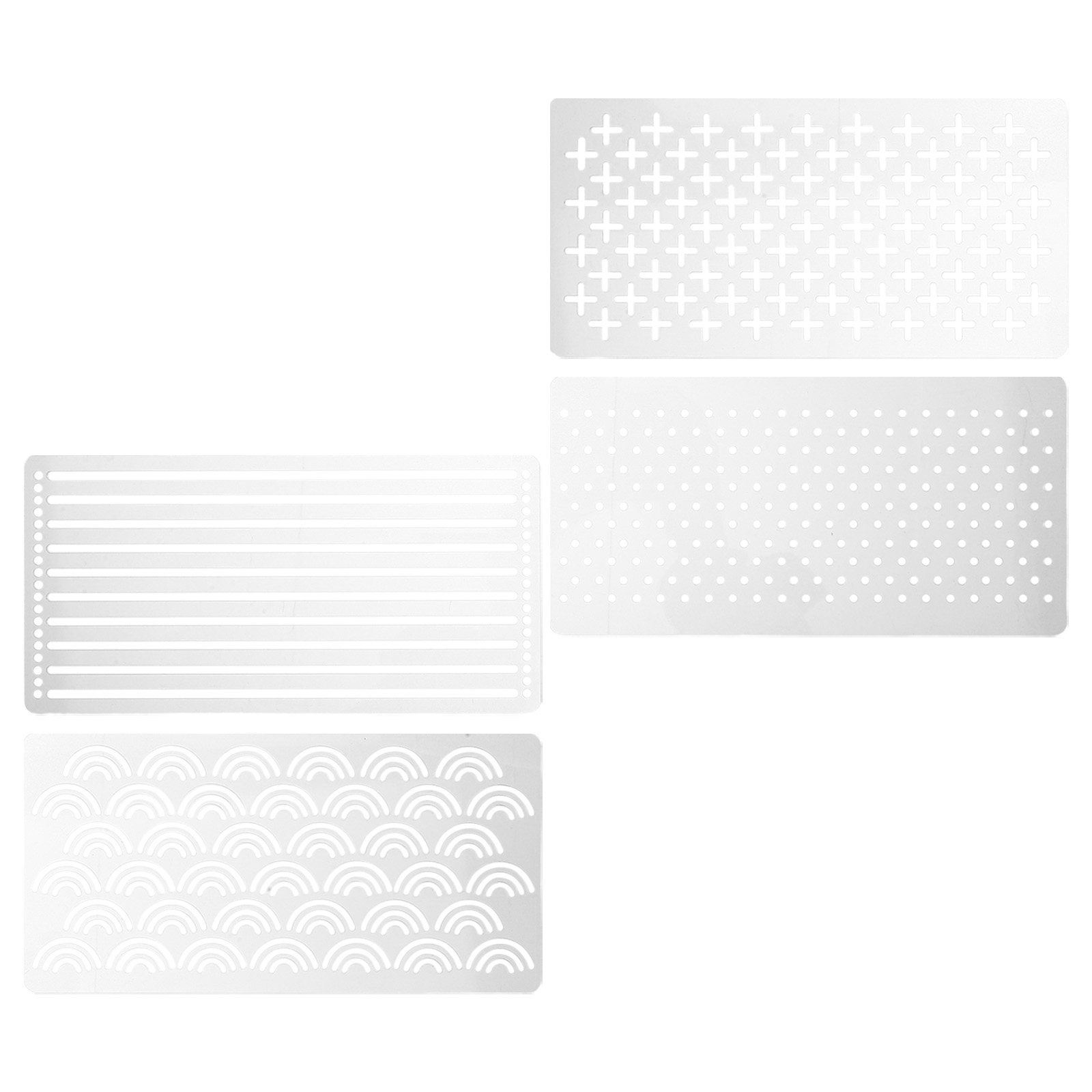 4Pcs Acrylic Quilting Template - огляд і ціна Embroidery Quilting