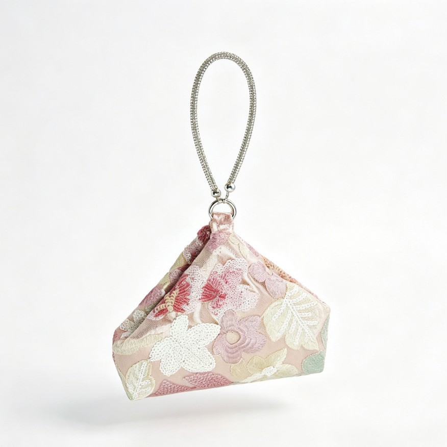 Pink Floral Embroidery Evening - огляд і ціна Embroidery Ring