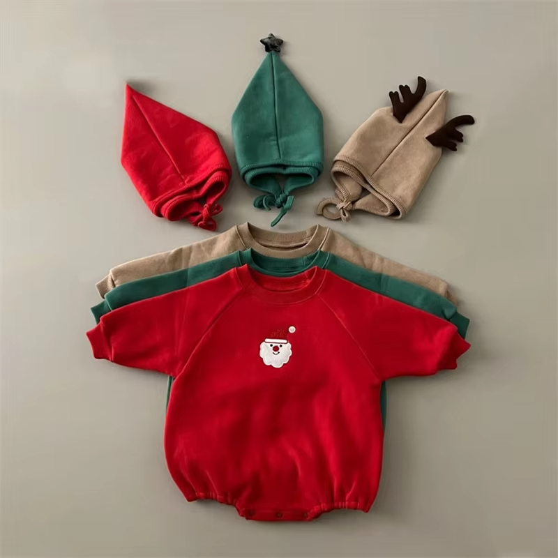 Baby Christmas Romper with Hat - огляд і ціна Embroidery Xmas Tree