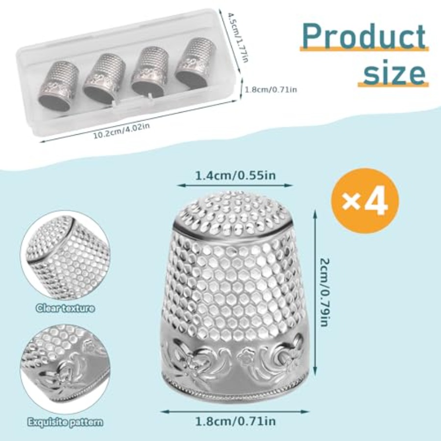 ZMAAGG Thimbles for Hand Sewin - огляд і ціна Embroidery Quilting
