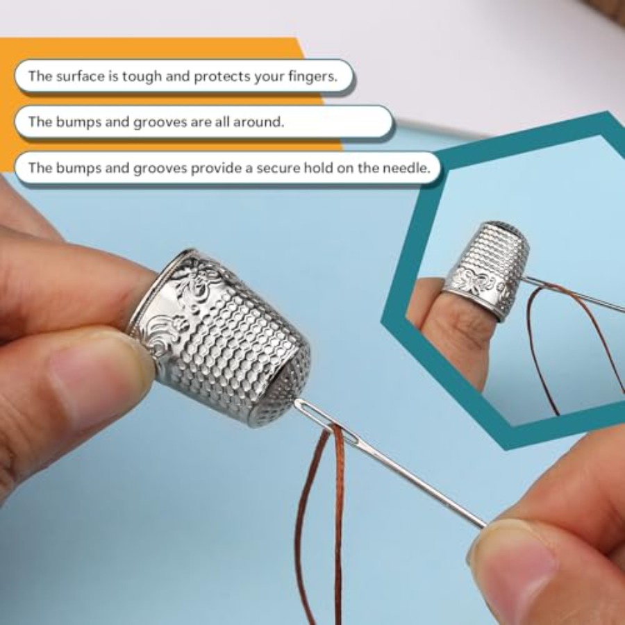 ZMAAGG Thimbles for Hand Sewin - огляд і ціна Embroidery Quilting