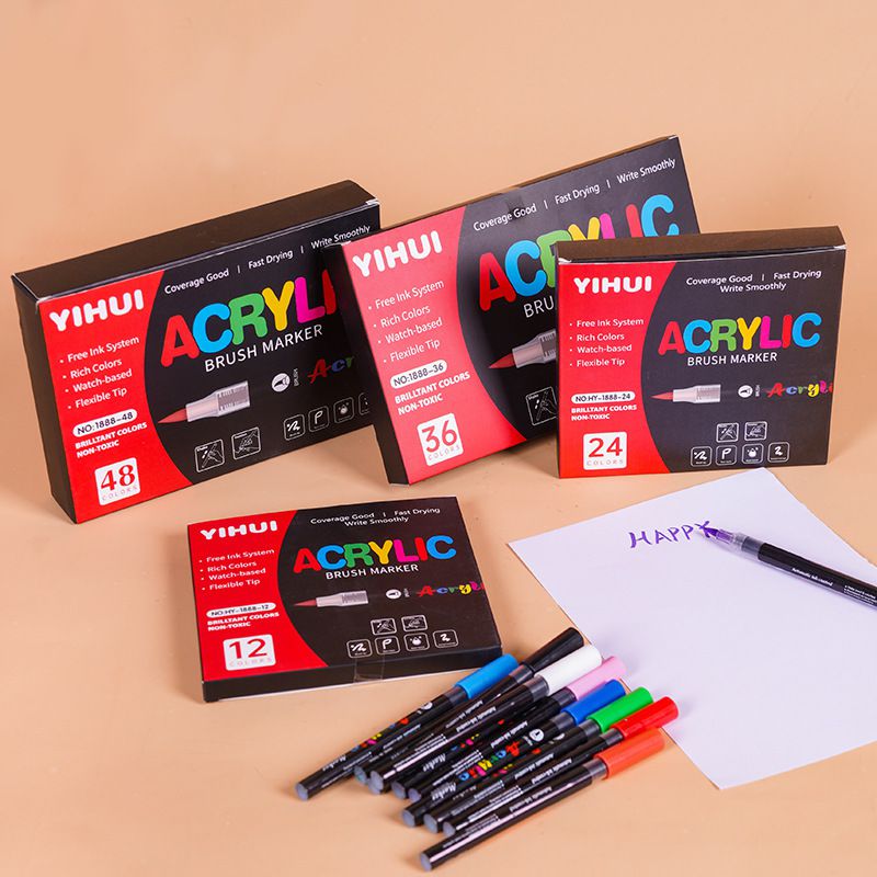 12-60 Colors Acrylic Markers P - огляд і ціна Embroidery Egg