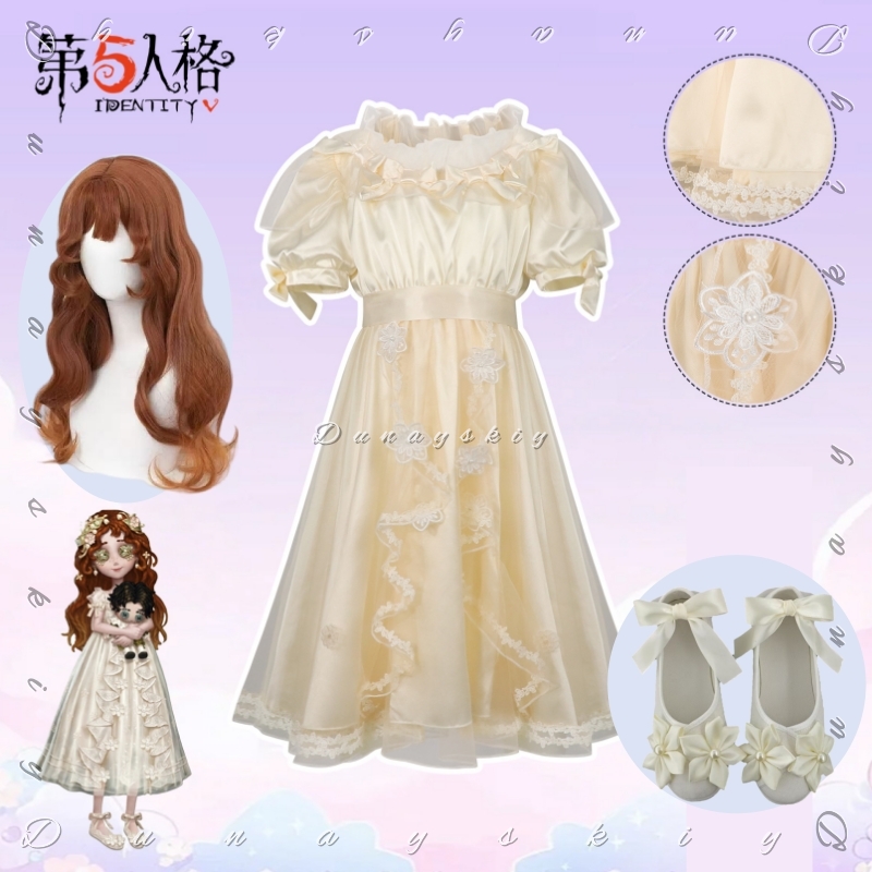 Identity V Little Girl Oedipus - огляд і ціна Embroidery Yellow Dress