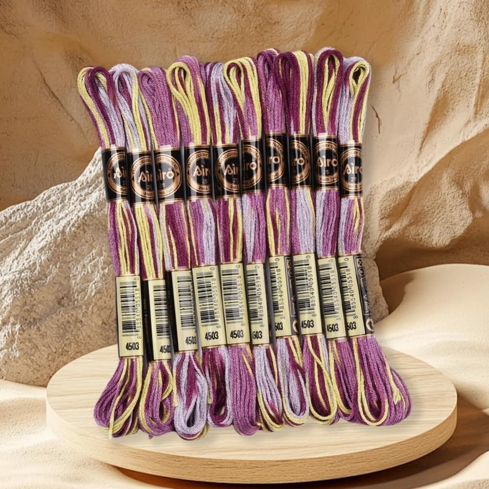 6 Strands Purple Variegated Em - огляд і ціна Embroidery Floss