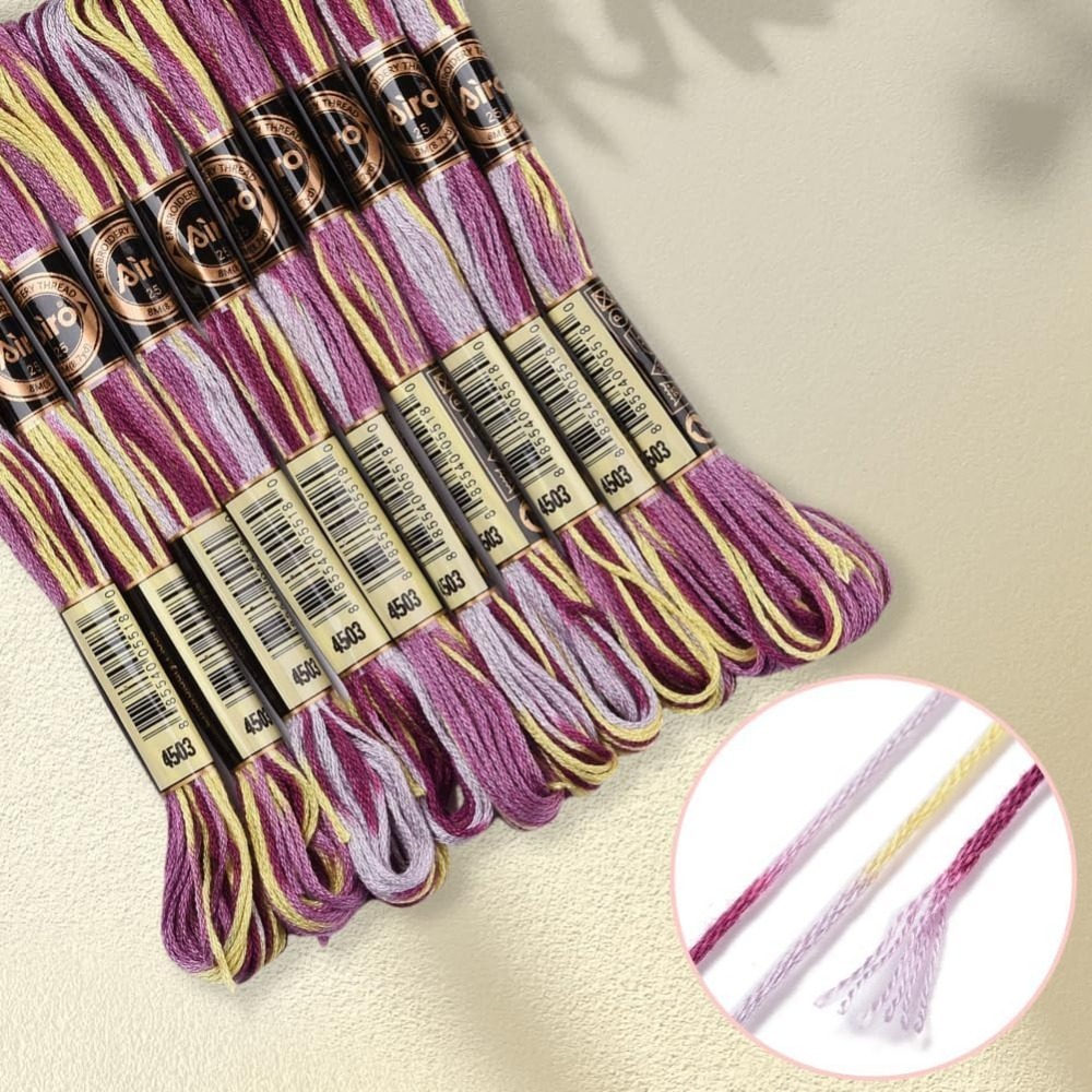 6 Strands Purple Variegated Em - огляд і ціна Embroidery Floss
