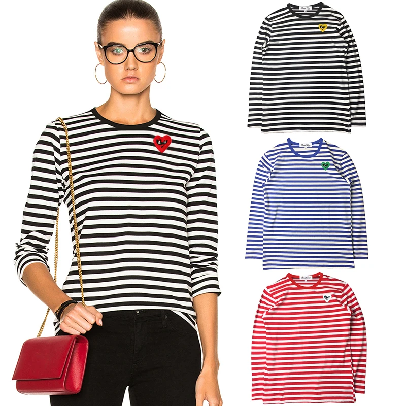 Break Egg Women Striped T-Shir - огляд і ціна Embroidery Egg