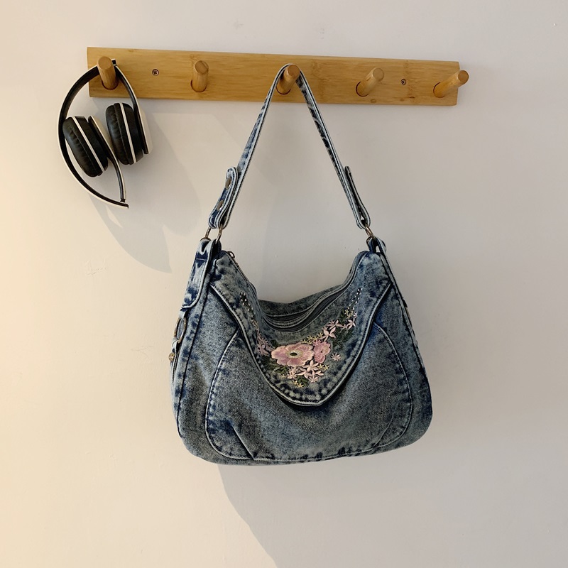 Vintage Denim Crossbody Should - огляд і ціна Embroidery Jeans