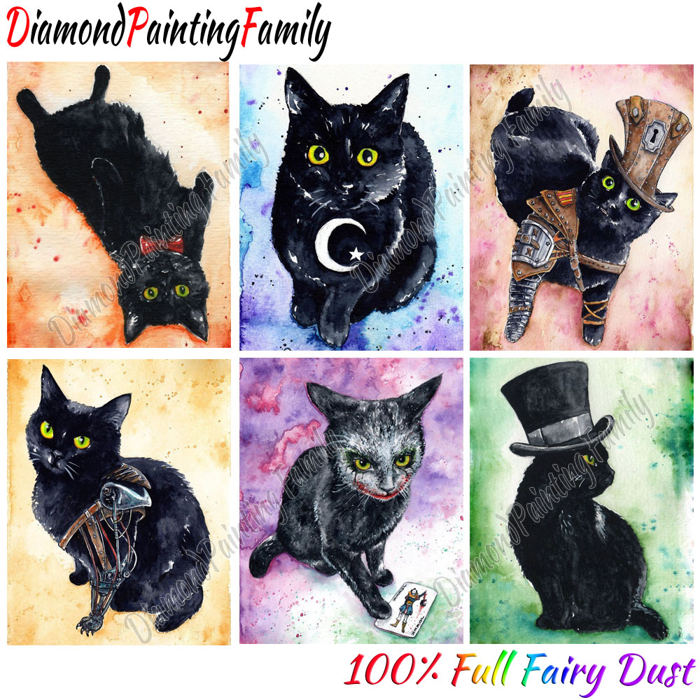 Diamond Painting Family Full F - огляд і ціна Embroidery Cat