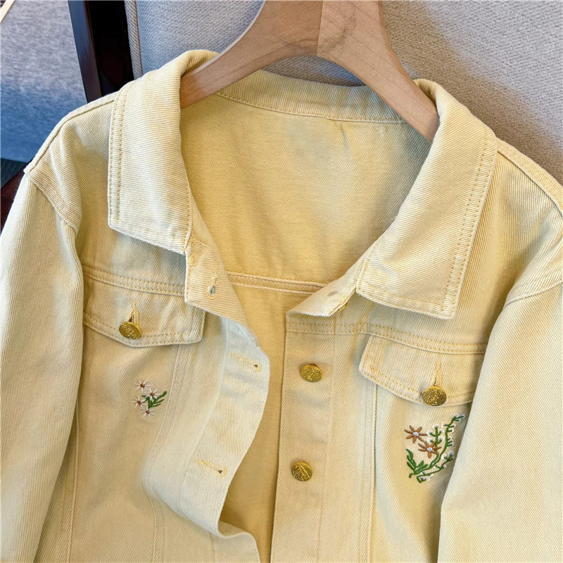 Korean Vintage Flower Embroide - огляд і ціна Embroidery Yellow