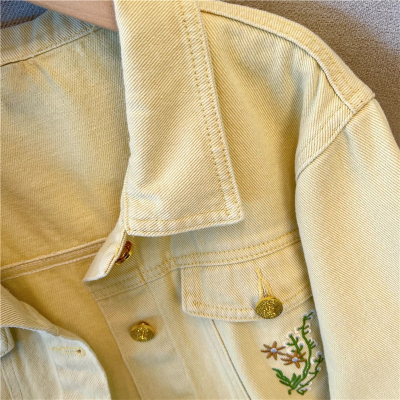 Korean Vintage Flower Embroide - огляд і ціна Embroidery Yellow