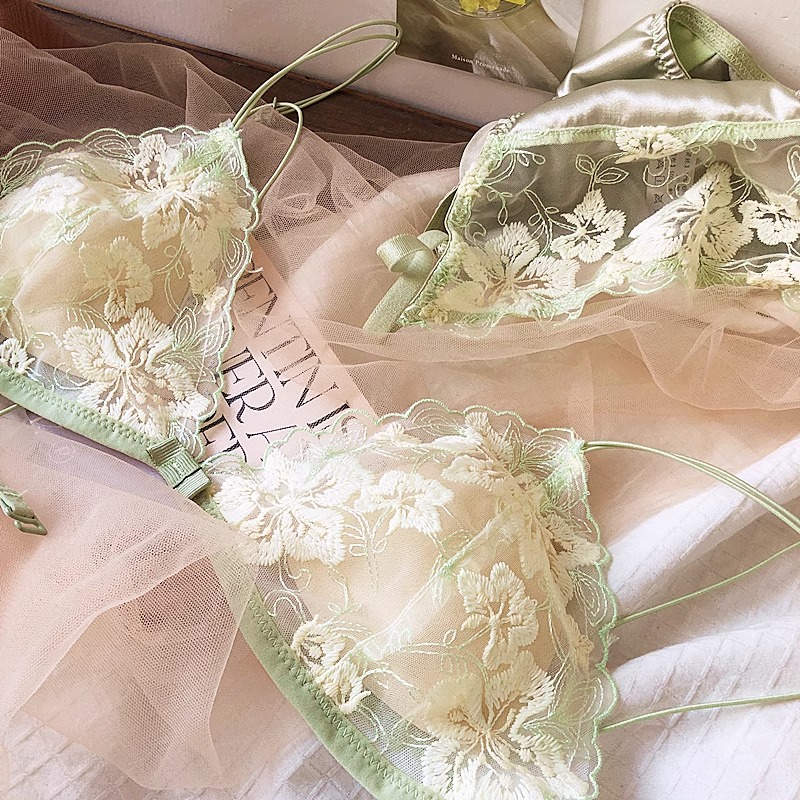 French Niche Lingerie Set Embr - огляд і ціна Embroidery In Australia