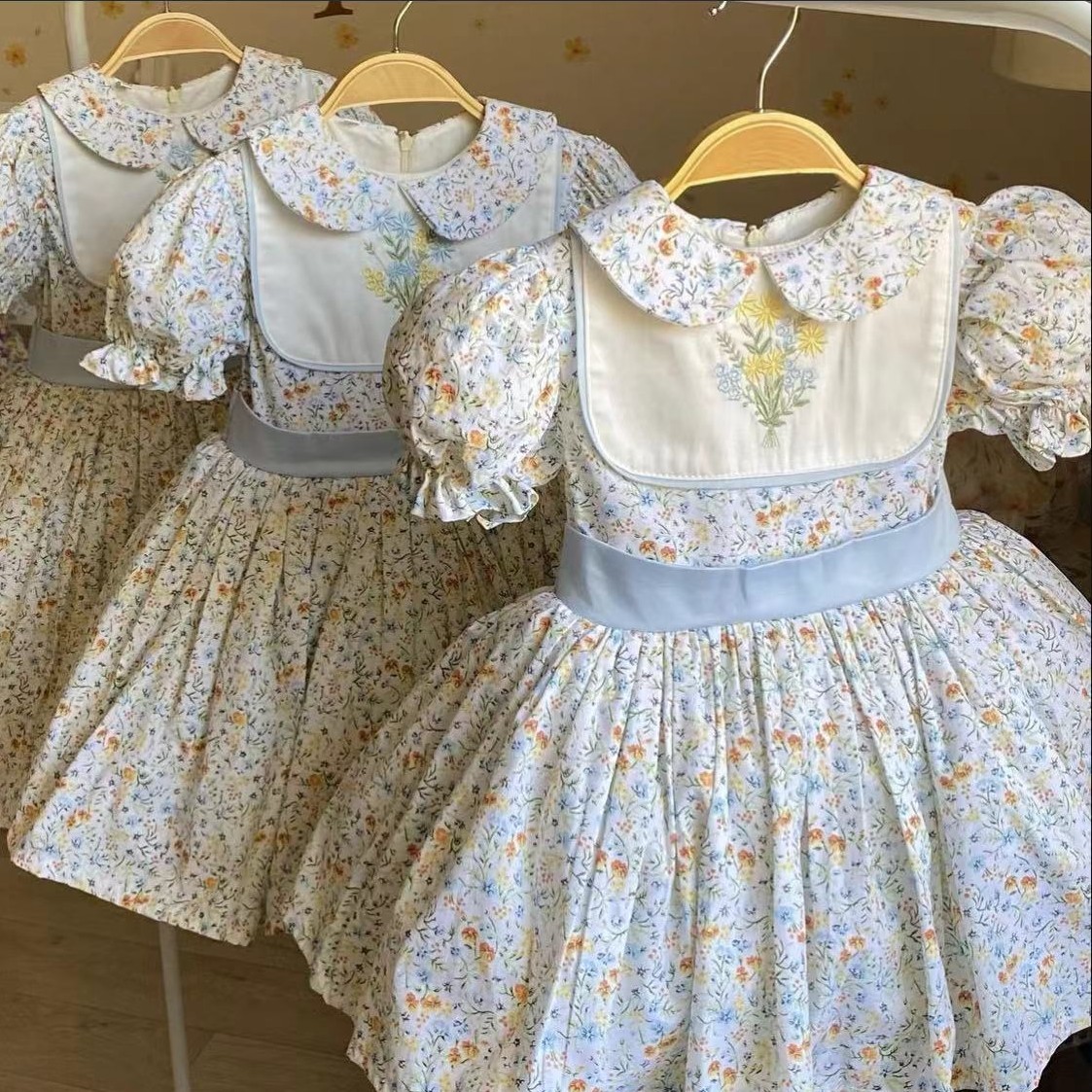 0-12Y Baby Girl Summer Flower  - огляд і ціна Embroidery Yellow Dress
