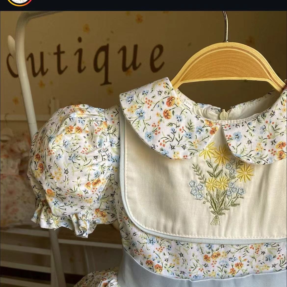 0-12Y Baby Girl Summer Flower  - огляд і ціна Embroidery Yellow Dress