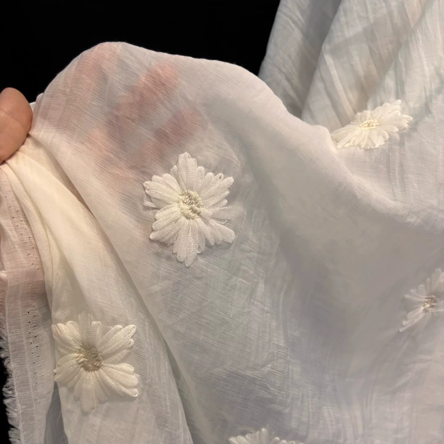 1yard Chiffon yarn micro pleat - огляд і ціна Embroidery Yarn