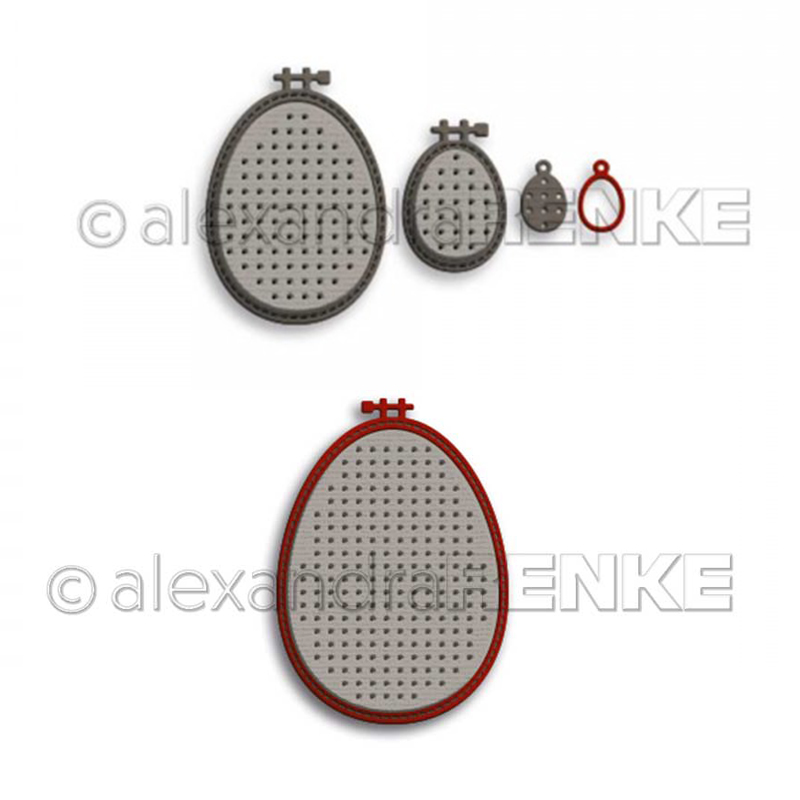 Piggy Craft metal cutting dies - огляд і ціна Embroidery Egg