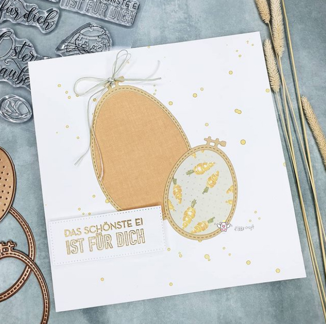 Piggy Craft metal cutting dies - огляд і ціна Embroidery Egg