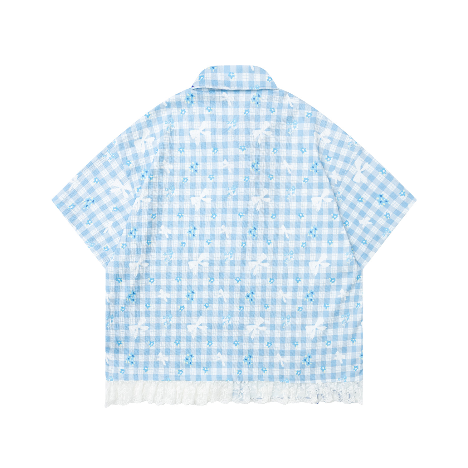 2026 Summer Casual Plaid Shirt - огляд і ціна Embroidery Cat