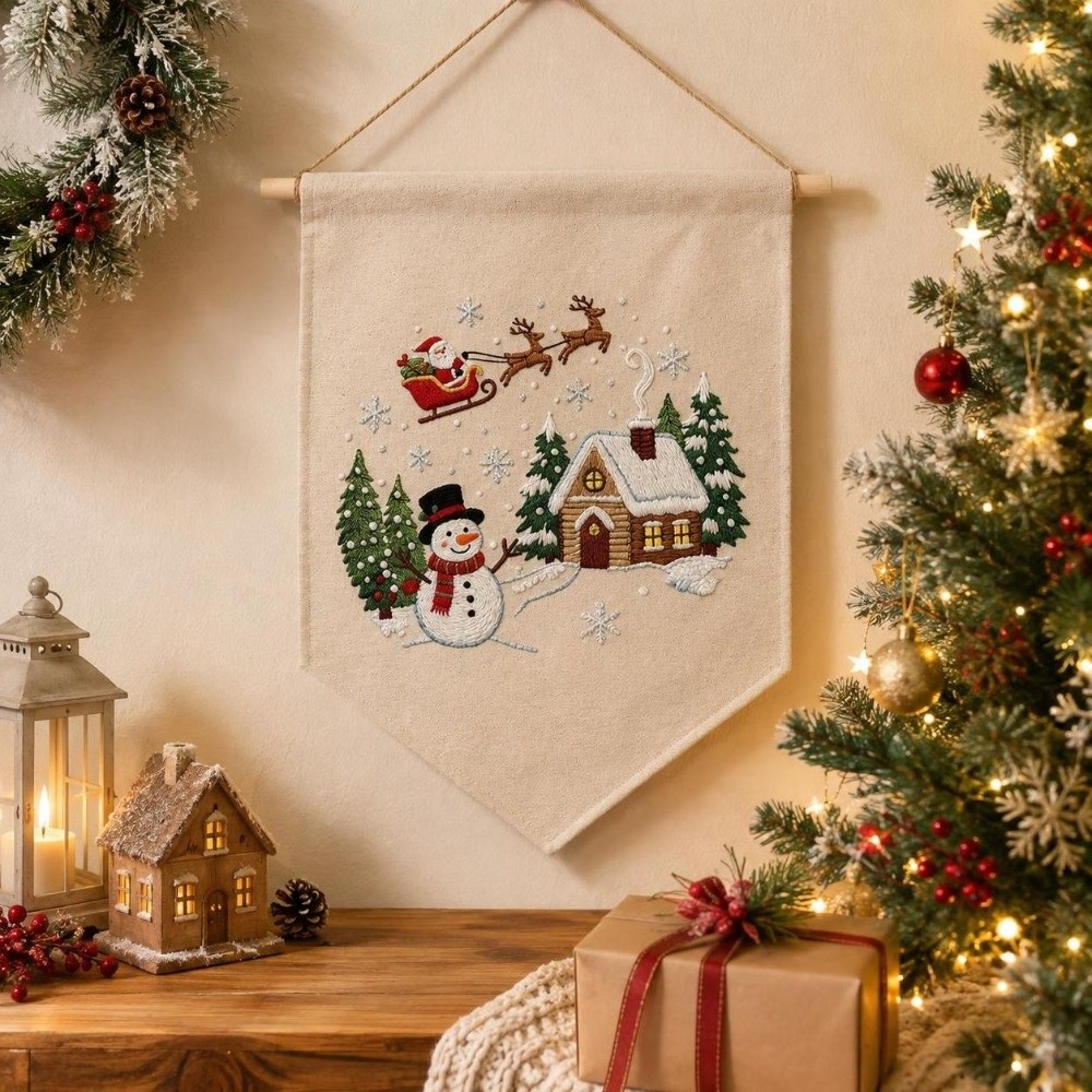 Handmade Christmas Embroidery  - огляд і ціна Embroidery Xmas Tree
