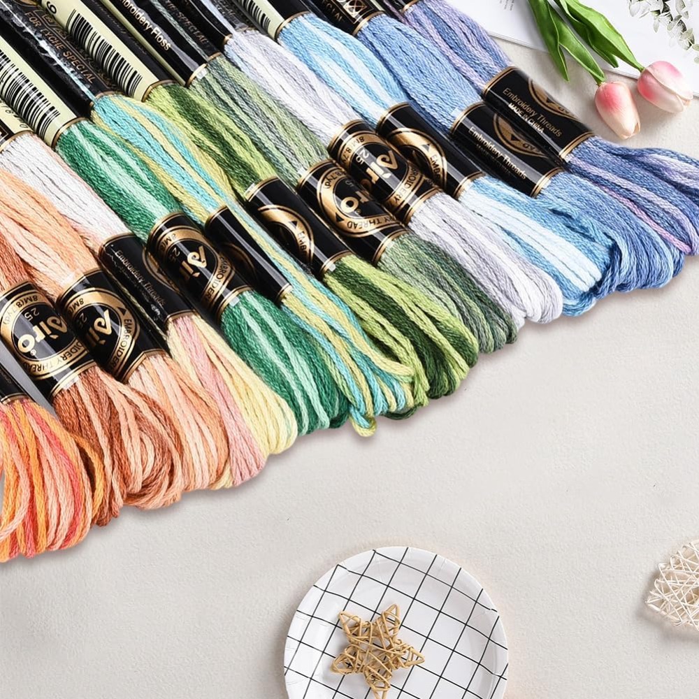 12 Skeins 105 Yards Cross Stit - огляд і ціна Embroidery Floss