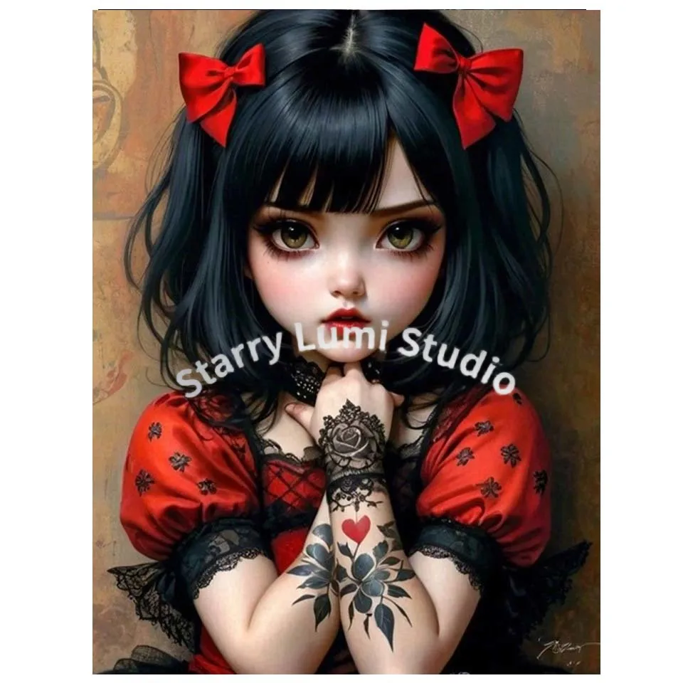 5D Diamond Painting Kit Gothic - огляд і ціна Embroidery Cat