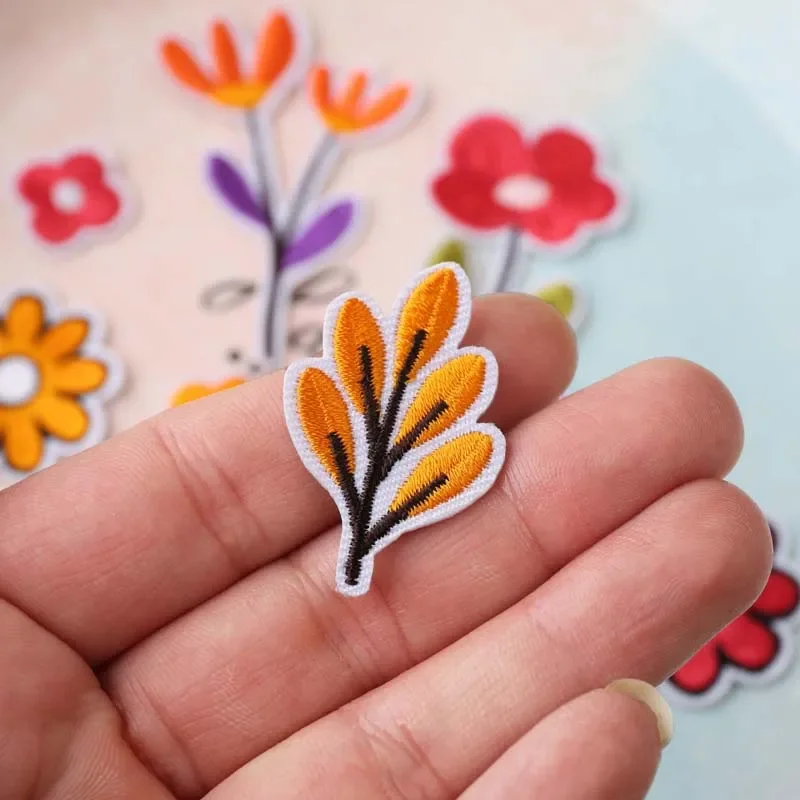 10pcs Embroidery Flowers Sew I - огляд і ціна Embroidery Jeans