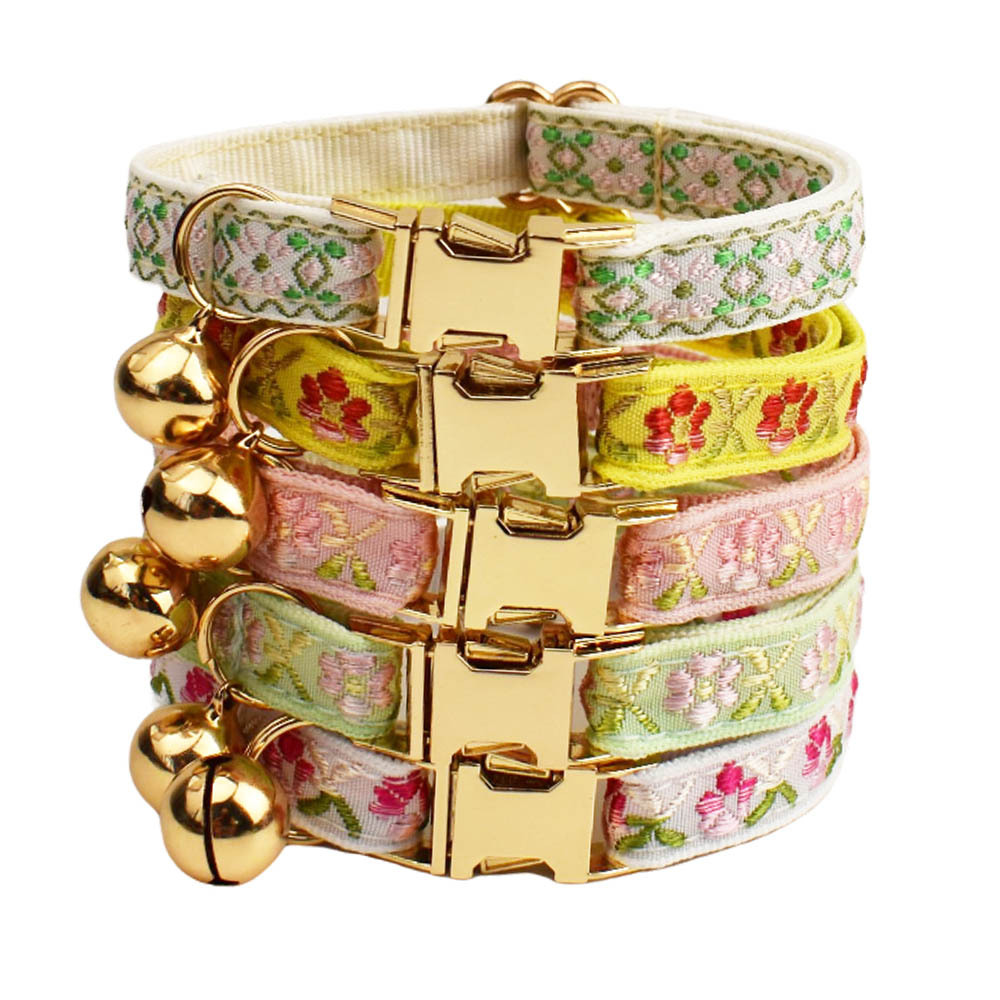 Personalized Logo Cat Collar C - огляд і ціна Embroidery Name Designs