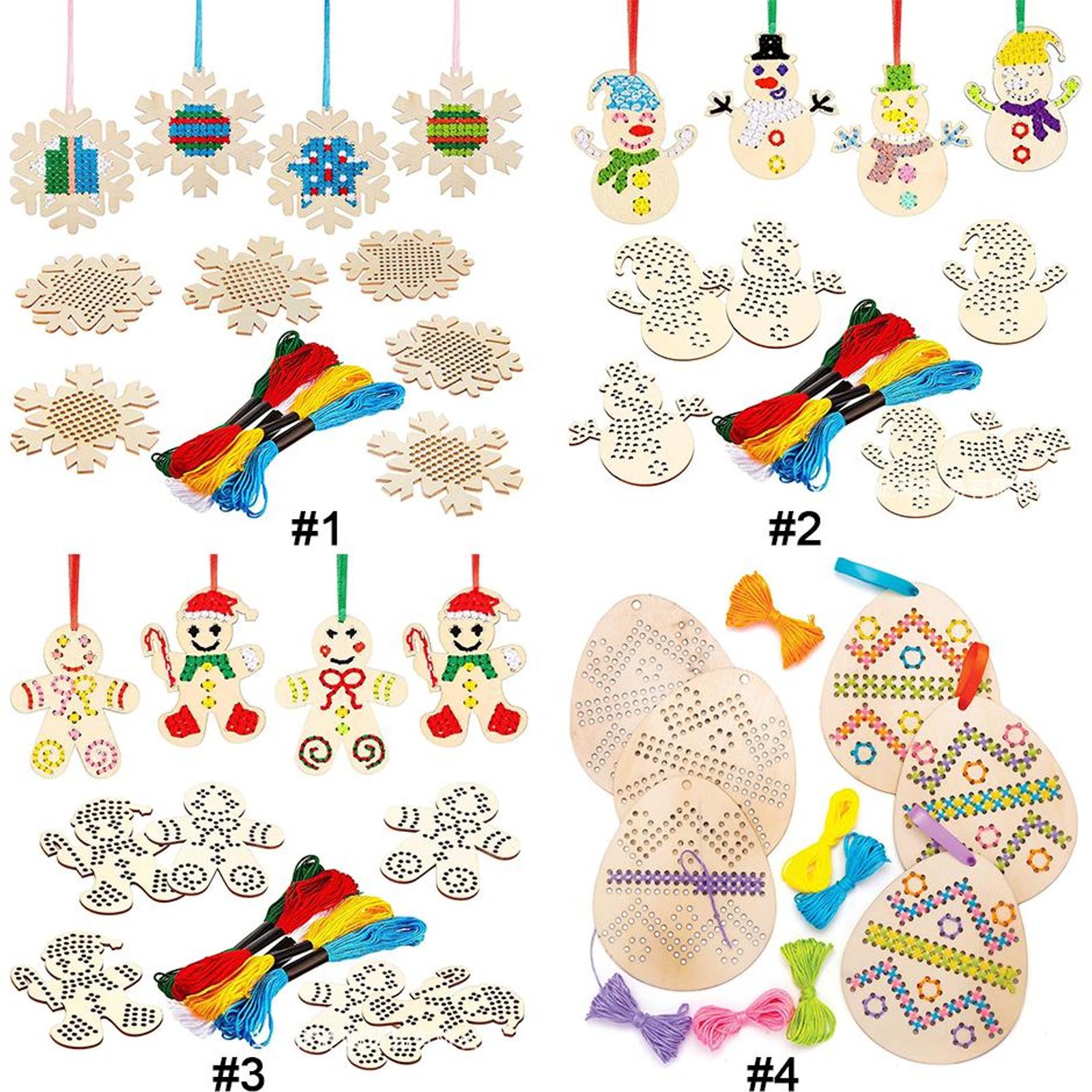 Cross Stitch Hanging Pendant E - огляд і ціна Embroidery Xmas Tree