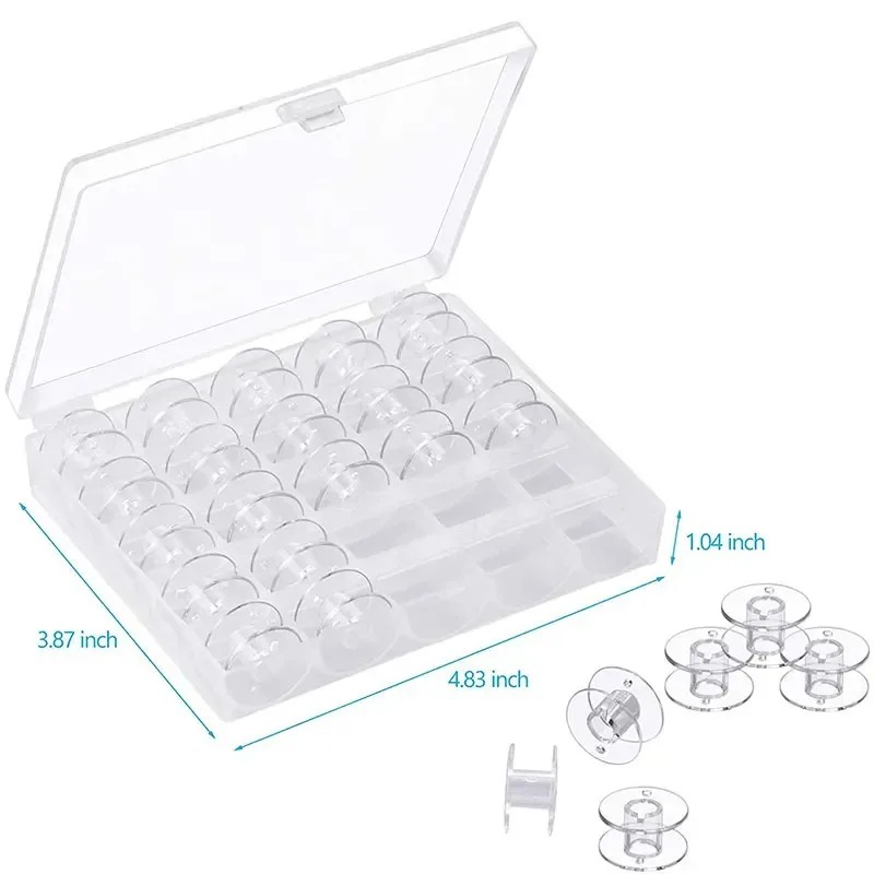 25pcs Home Sewing Machine Bott - огляд і ціна Embroidery Yarn
