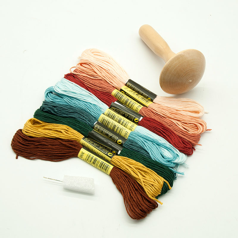 Darning Supplies Kit Wood Darn - огляд і ціна Embroidery Egg
