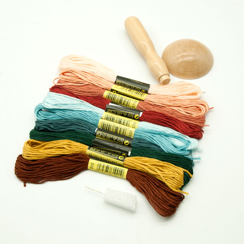Darning Supplies Kit Wood Darn - огляд і ціна Embroidery Egg
