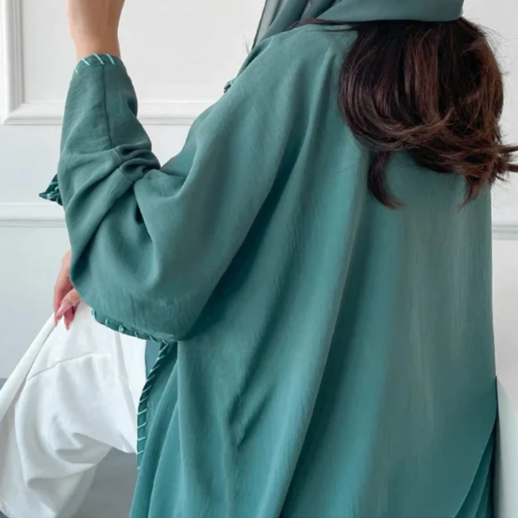 Morocco Kimono Open Abayas Lux - огляд і ціна Embroidery Kebaya