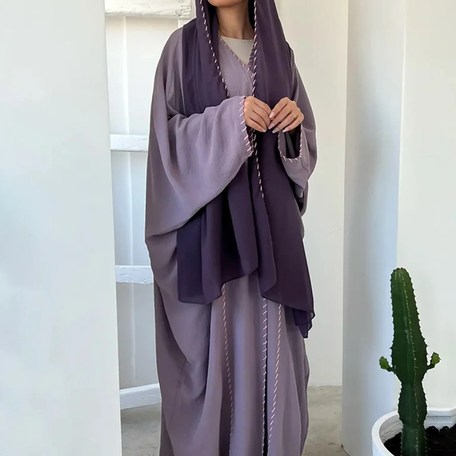 Morocco Kimono Open Abayas Lux - огляд і ціна Embroidery Kebaya