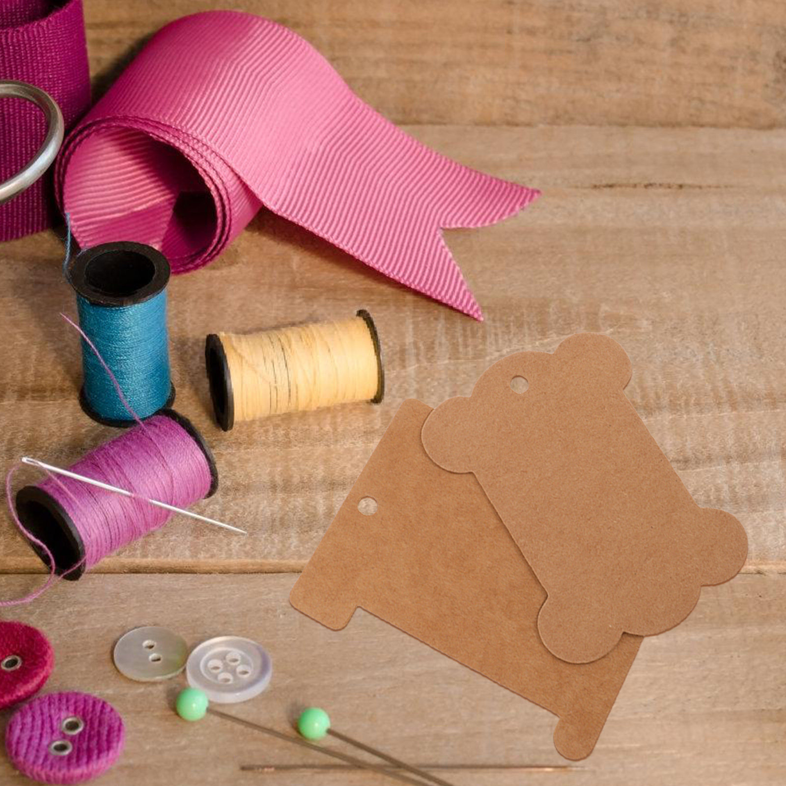 Kraft Paper Thread Holders 80P - огляд і ціна Embroidery Floss