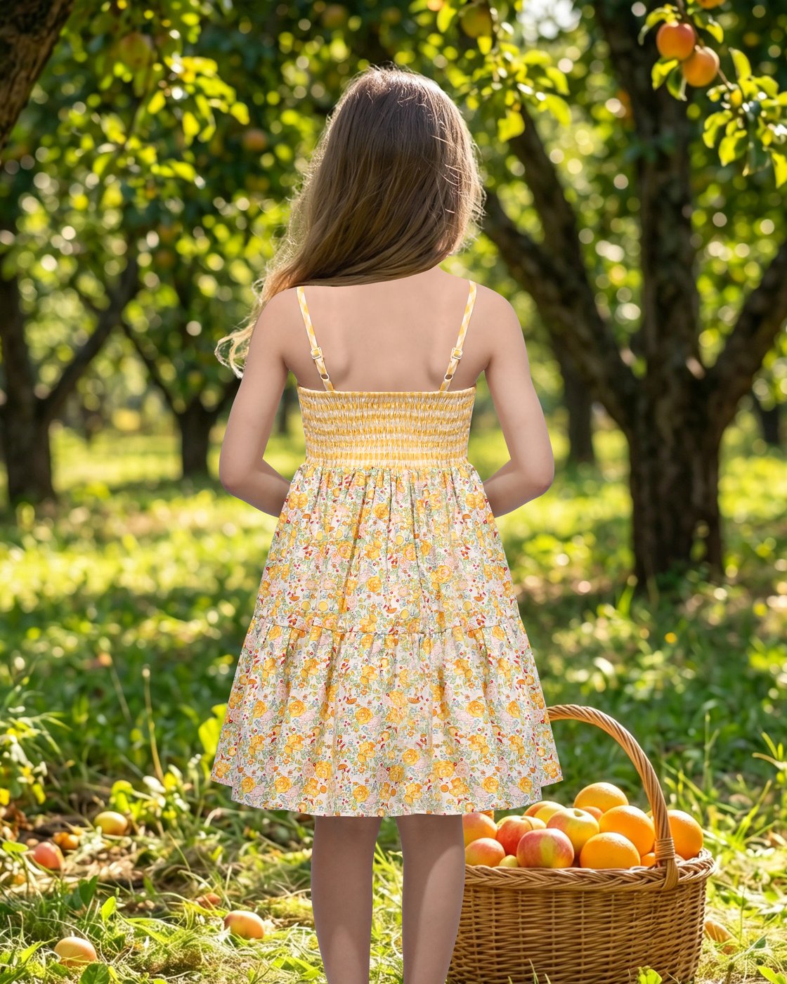 Girls Dress Yellow Gingham Bic - огляд і ціна Embroidery Yellow Dress