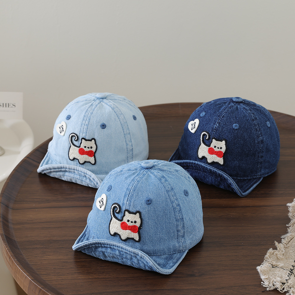 Children's washable denim soft - огляд і ціна Embroidery Cat