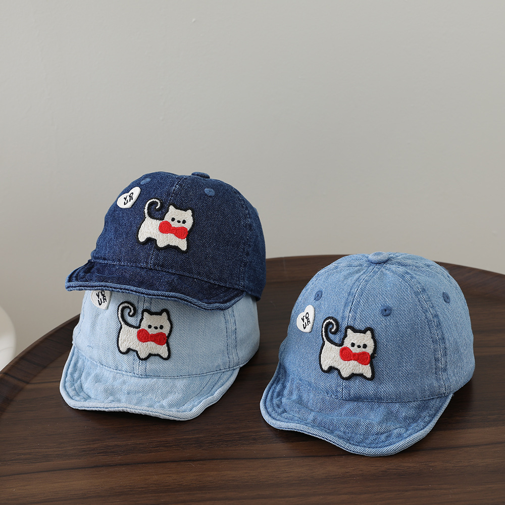 Children's washable denim soft - огляд і ціна Embroidery Cat