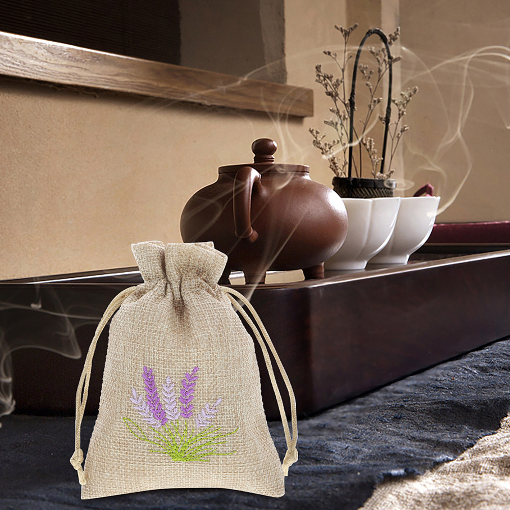 6Pcs Empty Linen Drawstring Sa - огляд і ціна Embroidery Ring