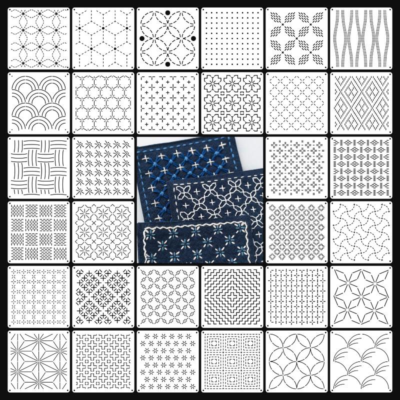 9pcs/32pcs Sashiko Embroidery  - огляд і ціна Embroidery Quilting